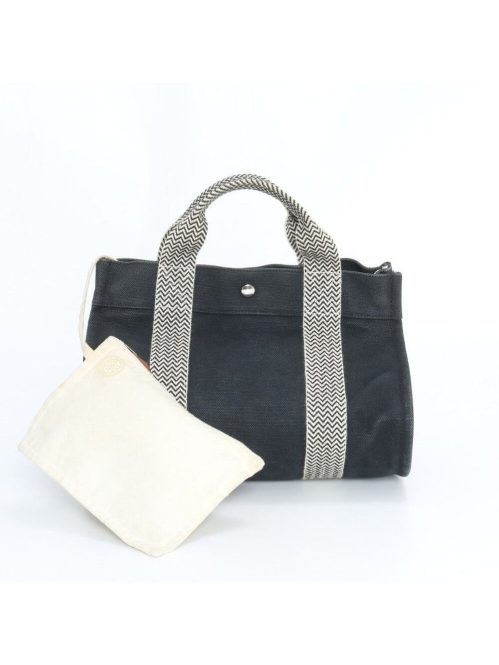 Hermes Cannes PM Handbag Tote Black